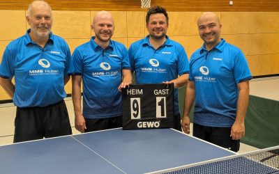 Leider nur ein Sieg im Tischtennis an vergangenen Spieltag